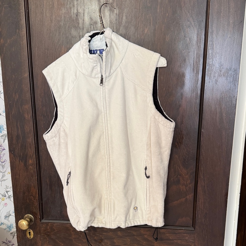 White Fleece Vest